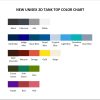 tank top color chart - Resident Evil Merch