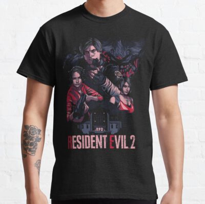 ssrcoclassic teemens10101001c5ca27c6front altsquare product1000x1000.u1 11 - Resident Evil Merch